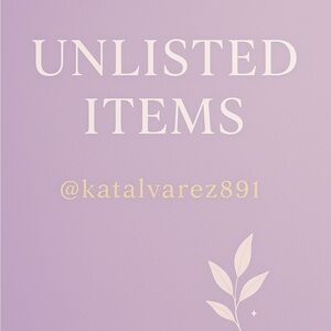 Unlisted Items Poster